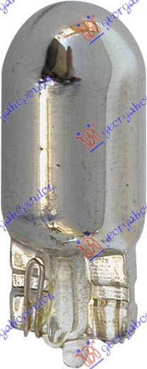 07.250.64 ΛΑΜΠΑ 12V 5W  2.1*9.5d ΧΡΩΜΙΟ ΑΡ