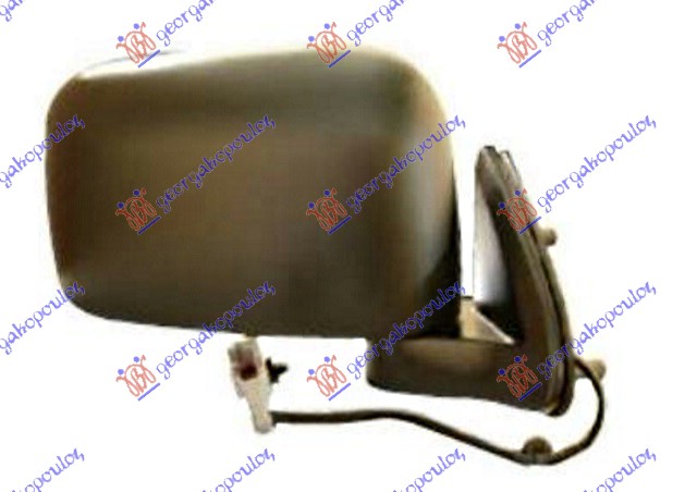 ΚΑΘΡΕΦΤΗΣ ΗΛΕΚΤΡΙΚΟΣ ΜΑΥΡΟΣ (ΔΙΠΛΟΚΑΜΠΙΝΟ-4Π) (Α ΠΟΙΟΤΗΤΑ) (CONVEX GLASS) ΔΕΞ