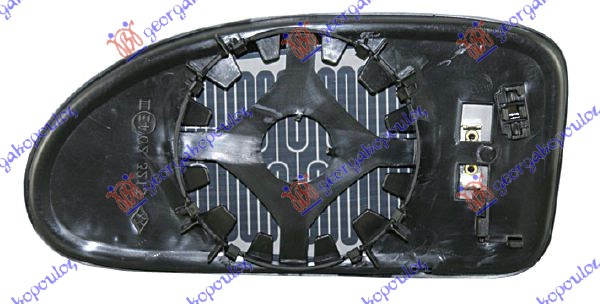 ΚΡΥΣΤΑΛΛΟ ΚΑΘΡΕΦΤΗ (ΣΤΡΟΓΓΥΛΗ ΒΑΣΗ) (CONVEX GLASS) ΔΕΞ