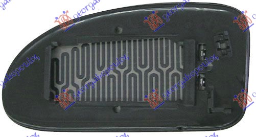 ΚΡΥΣΤΑΛΛΟ ΚΑΘΡΕΦΤΗ ΘΕΡΜΑΙΝΟΜΕΝΟ (ΤΕΤΡΑΓΩΝΗ ΒΑΣΗ) (CONVEX GLASS) ΔΕΞ