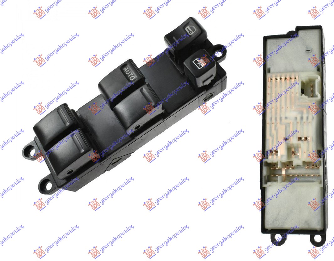 ΔΙΑΚΟΠΤΗΣ ΠΑΡΑΘΥΡΟΥ ΕΜΠΡΟΣ (Τετραπλοs) (2 ΦΙΣΕΣ) (16pin+3pin) ΑΡ