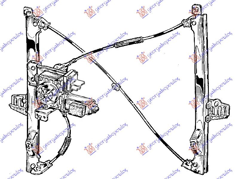 ΓΡΥΛΛΟΣ ΠΑΡΑΘΥΡΟΥ ΕΜΠΡΟΣ ΗΛΕΚΤΡΙΚΟΣ COMFORT (Α ΠΟΙΟΤΗΤΑ) ΑΡ