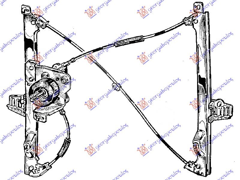 ΓΡΥΛΛΟΣ ΠΑΡΑΘΥΡΟΥ ΕΜΠΡΟΣ ΜΗΧΑΝΙΚΟΣ (Α ΠΟΙΟΤΗΤΑ) ΔΕΞ