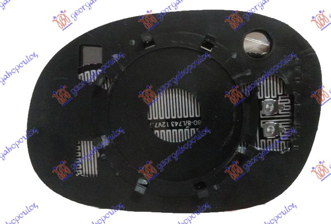 ΚΡΥΣΤΑΛΛΟ ΚΑΘΡΕΦΤΗ ΘΕΡΜΑΙΝΟΜΕΝΟ (CONVEX GLASS) ΔΕΞ