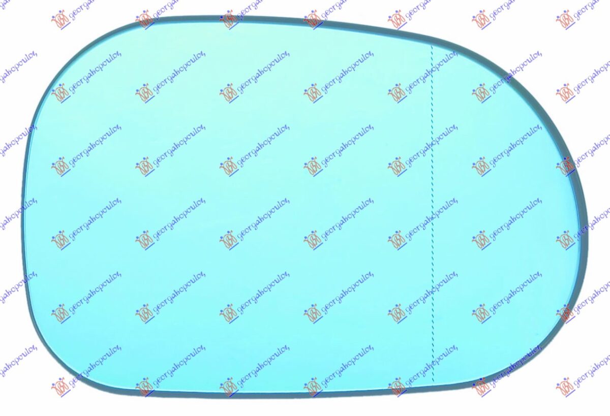 ΚΡΥΣΤΑΛΛΟ ΚΑΘΡΕΦΤΗ ΜΠΛΕ ΘΕΡΜΑΙΝΟΜΕΝΟ -2002 (ASPHERICAL GLASS) ΔΕΞ