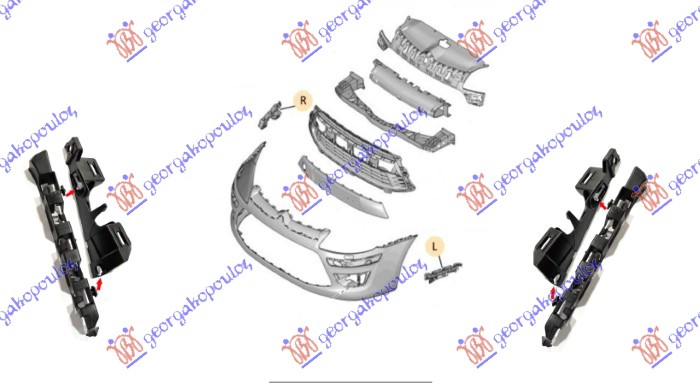 ΒΑΣΗ ΠΡΟΦΥΛΑΚΤΗΡΑ-ΦΤΕΡΟΥ ΕΜΠΡΟΣ ΣΕΤ (4 ΤΕΜΑΧΙΑ)