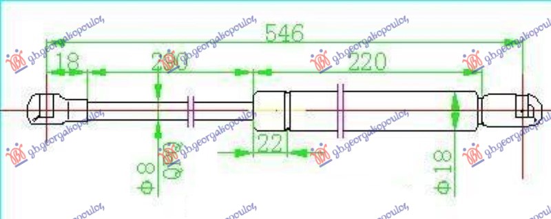 ΑΜΟΡΤΙΣΕΡ ΜΠΑΓΚΑΖ 5Π (549L-425N)