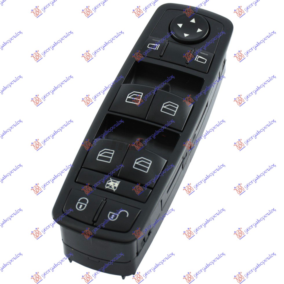 ΔΙΑΚΟΠΤΗΣ ΠΑΡΑΘΥΡΟΥ/ΚΑΘΡΕΦΤΩΝ ΕΜΠΡΟΣ (Μαυρος) (Τετραπλός) (3pin) ΑΡ