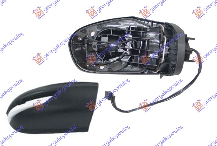 ΚΑΘΡΕΦΤΗΣ ΗΛΕΚΤΡΙΚΟΣ ΘΕΡΜΑΙΝΟΜΕΝΟΣ ΗΛΕΚΤΡΙΚΑ ΑΝΑΚΛΙΝΟΜΕΝΟΣ -2008 (ΜΕ ΦΛΑΣ) (Α ΠΟΙΟΤΗΤΑ) (ASPHERICAL GLASS) ΔΕΞ