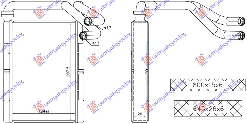 ΨΥΓΕΙΟ ΚΑΛΟΡΙΦΕΡ (134x208x26)