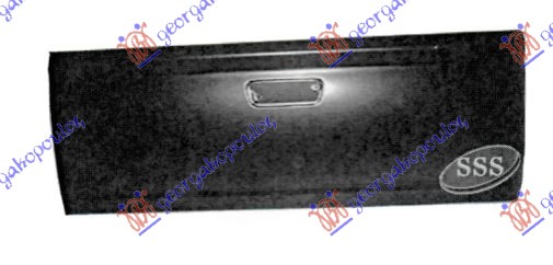 ΠΟΡΤΑ ΚΑΡΟΤΣΑΣ ΜΙΑΜΙΣΗ/ΔΙΠΛΗ ΚΑΜΠΙΝΑ (ΧΕΡΟΥΛΙ ΣΤΗ ΜΕΣΗ)