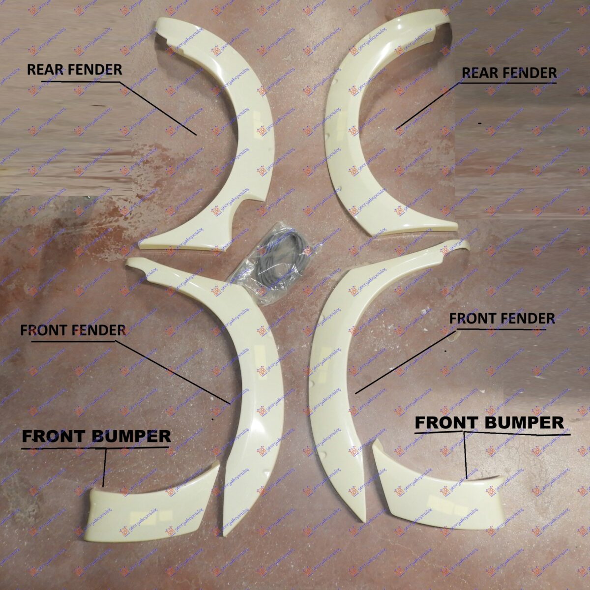 ΚΟΥΡΜΠΕΣ ΠΛΑΣΤΙΚΕΣ ΣΕΤ 4Π