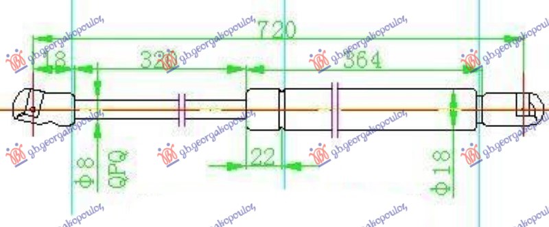 ΑΜΟΡΤΙΣΕΡ ΚΑΠΟ ΕΜΠΡΟΣ (722L-180N)