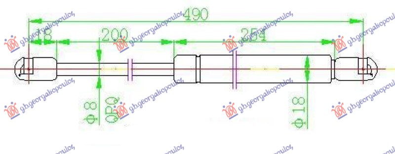 ΑΜΟΡΤΙΣΕΡ ΜΠΑΓΚΑΖ S.W (490,5L-480N)
