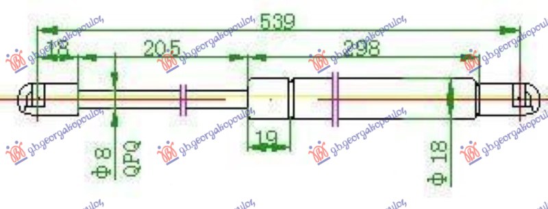 ΑΜΟΡΤΙΣΕΡ ΜΠΑΓΚΑΖ (540L-520N)