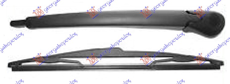 ΥΑΛΟΚΑΘΑΡΙΣΤΗΡΑΣ ΠΙΣΩ ΜΕ ΜΠΡΑΤΣΟ  2005- 420mm