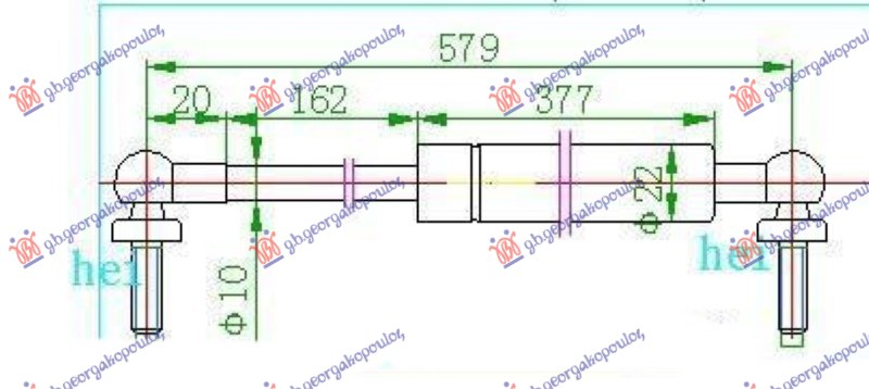 ΑΜΟΡΤΙΣΕΡ ΜΠΑΓΚΑΖ -2005 ΔΕΞΙ=ΑΡΙΣΤΕΡΟ (579L-690N) ΔΕΞ
