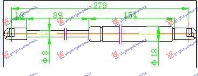ΑΜΟΡΤΙΣΕΡ ΜΠΑΓΚΑΖ SEDAN (280L-510N)