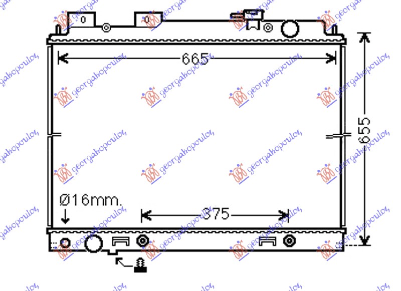 ΨΥΓΕΙΟ 3.0 dCi ΠΕΤΡΕΛΑΙΟ (600x690x40) ΜΗΧΑΝΙΚΟ/ΑΥΤΟΜΑΤΟ (KOYO)