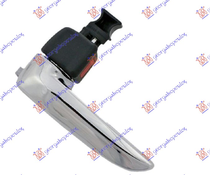 ΧΕΡΟΥΛΙ ΠΟΡΤΑΣ ΕΜΠΡΟΣ-ΠΙΣΩ ΕΣΩ ΧΡΩΜΙΟ/ΜΑΥΡΟ ΑΡ