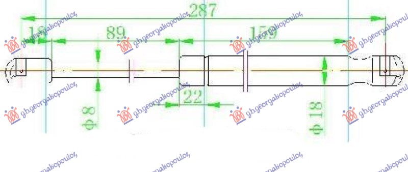 ΑΜΟΡΤΙΣΕΡ ΜΠΑΓΚΑΖ 4Π (287L-495N)