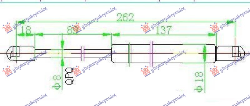 ΑΜΟΡΤΙΣΕΡ ΜΠΑΓΚΑΖ SEDAN (268L-510N)