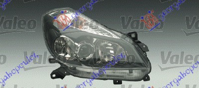 ΦΑΝΟΣ ΕΜΠΡΟΣ (ΜΕ ΠΡΟΒΟΛΕΑ) ΜΑΥΡΟ (Η1+Η1+Η7) (VALEO) ΔΕΞ