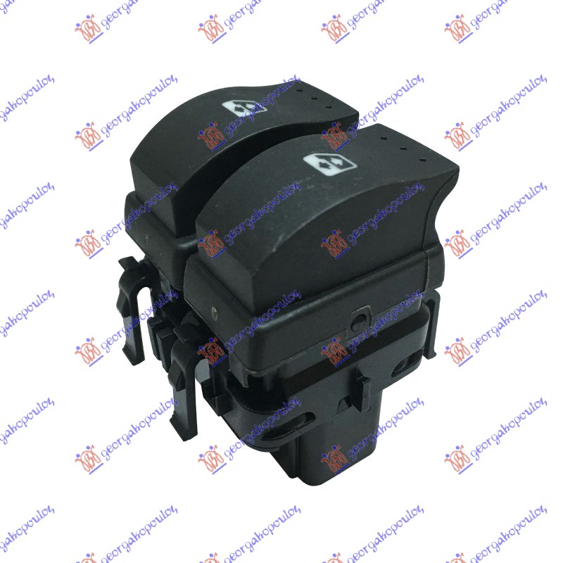 ΔΙΑΚΟΠΤΗΣ ΠΑΡΑΘΥΡΟΥ ΕΜΠΡΟΣ ΑΥΤΟΜΑΤΟΣ (ΕΜΠΡΟΣ ΠΟΡΤΕΣ) (Μαύρη φίσα) (Διπλός) (10pin) ΑΡ