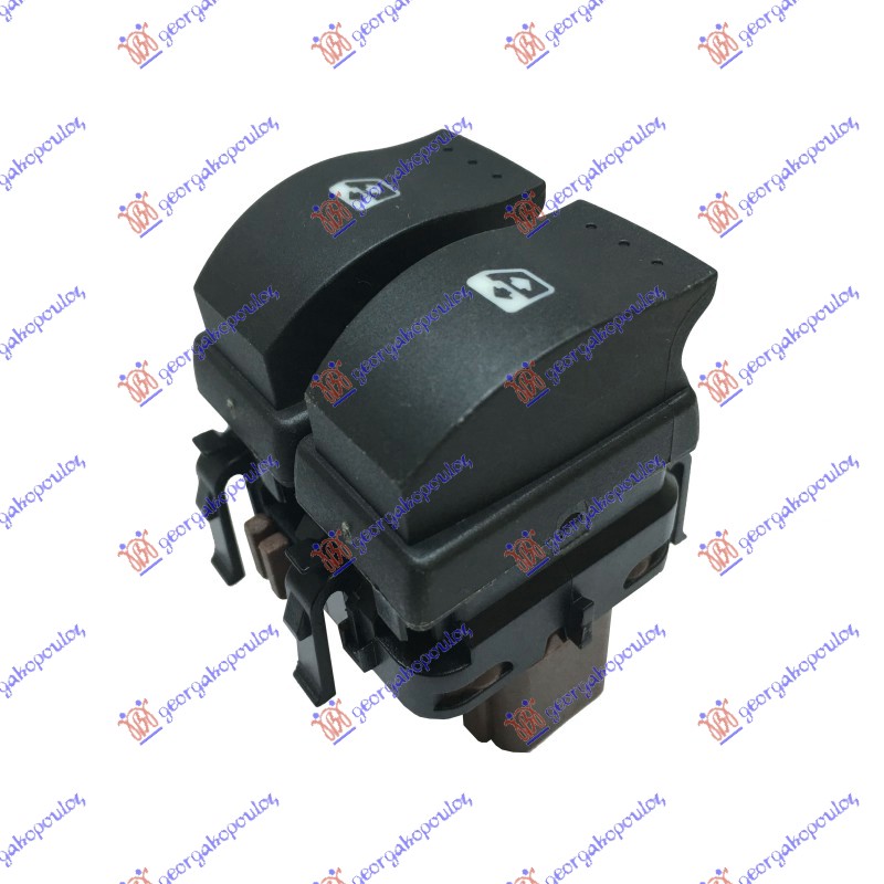 ΔΙΑΚΟΠΤΗΣ ΠΑΡΑΘΥΡΟΥ ΕΜΠΡΟΣ (ΠΙΣΩ ΠΟΡΤΕΣ) ΑΥΤΟΜΑΤΟΣ (Διπλός) (Καφέ φισα) (10pin) ΑΡ