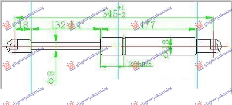 ΑΜΟΡΤΙΣΕΡ ΜΠΑΓΚΑΖ SEDAN (345L-350N)