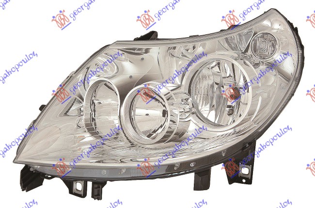 ΦΑΝΟΣ ΕΜΠΡΟΣ ΗΛΕΚΤΡΙΚΟΣ (H7/H1) (ΜΕ ΦΩΣ ΗΜΕΡΑΣ) 2012- (Ε) (MARELLI) ΑΡ