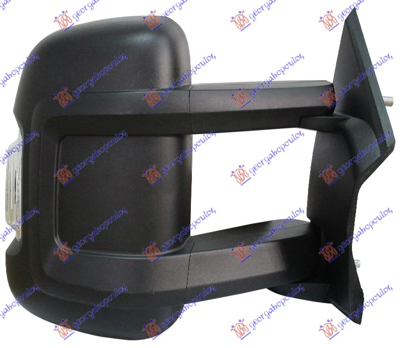 ΚΑΘΡΕΦΤΗΣ ΜΗΧΑΝΙΚΟΣ ΧΕΙΡΟΚΙΝΗΤΟΣ ΜΑΚΡΥΣ (ΜΕ ΦΛΑΣ) (CONVEX GLASS) ΔΕΞ