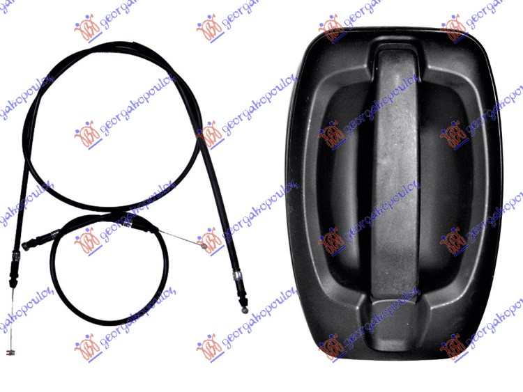 ΧΕΡΟΥΛΙ ΠΟΡΤΑΣ ΣΥΡΩΜΕΝΗΣ ΕΞΩ ΚΟΜΜΑΤΙ  (ΜΕ 2 ΝΤΙΖΕΣ)