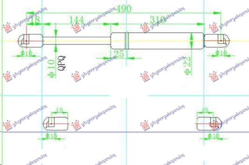 ΑΜΟΡΤΙΣΕΡ ΜΠΑΓΚΑΖ (496L-830N)