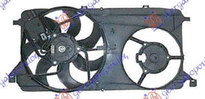 ΒΕΝΤΙΛΑΤΕΡ ΨΥΓΕΙΟΥ ΔΙΠΛΟ (1 ΜΟΤΕΡ) 2.2TDCi (-A/C)