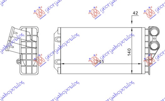 ΨΥΓΕΙΟ ΚΑΛΟΡΙΦΕΡ (245x140) (ΤΥΠΟΥ BEHR)