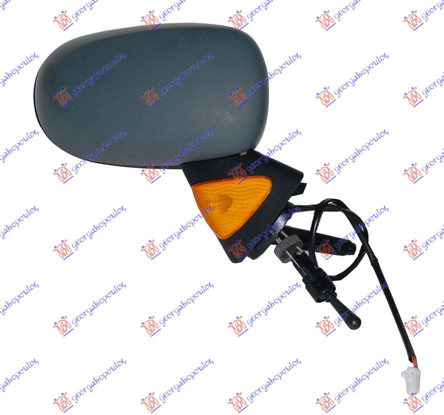 ΚΑΘΡΕΦΤΗΣ ΜΗΧΑΝΙΚΟΣ ΒΑΦΟΜΕΝΟΣ (ΜΕ ΚΙΤΡΙΝΟ ΦΛΑΣ) (ΜΕ ΑΙΣΘΗΤΗΡΑ) (Α ΠΟΙΟΤΗΤΑ) (CONVEX GLASS) ΔΕΞ