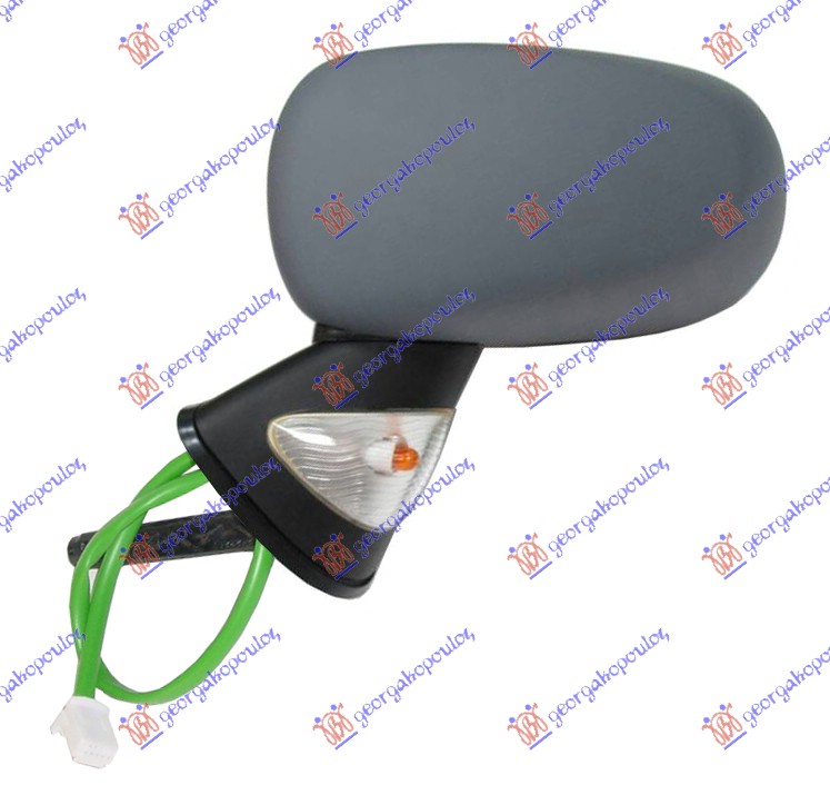 ΚΑΘΡΕΦΤΗΣ ΗΛΕΚΤΡΙΚΟΣ ΘΕΡΜΑΙΝΟΜΕΝΟΣ ΒΑΦΟΜΕΝΟΣ (ΜΕ ΛΕΥΚΟ ΦΛΑΣ) (7 PIN) (Α ΠΟΙΟΤΗΤΑ) (ASPHERICAL GLASS) ΑΡ