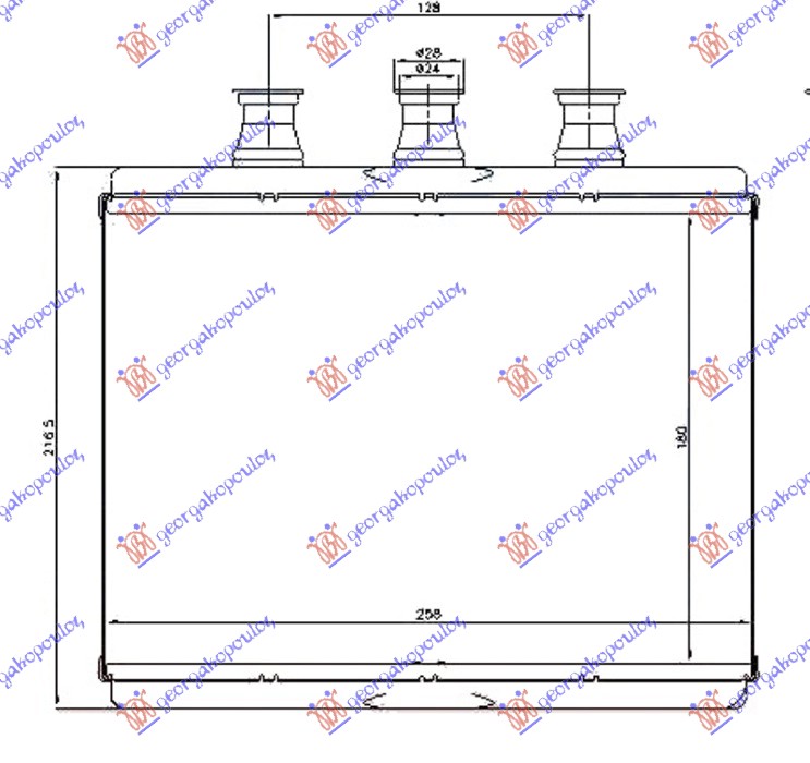 ΨΥΓΕΙΟ ΚΑΛΟΡΙΦΕΡ (180x260x26)