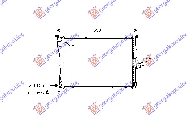 ΨΥΓΕΙΟ ΓΙΑ ΟΛΑ ΒΕΝΖΙΝΗ ΜΗΧΑΝΙΚΟ-ΑΥΤΟΜΑΤΟ (600x460x32) 1 ΣΩΛΗΝΑΚΙ