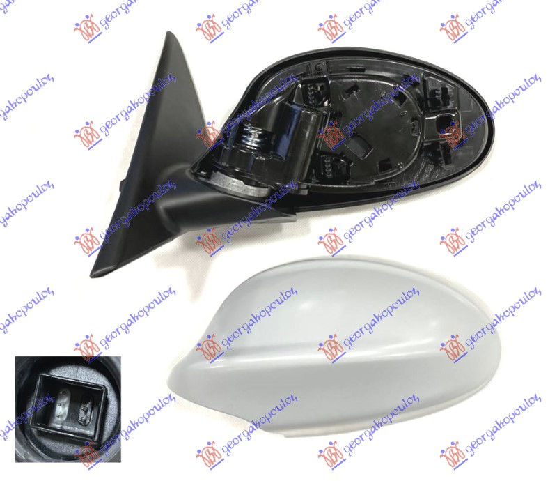 ΚΑΘΡΕΦΤΗΣ ΗΛΕΚΤΡΙΚΟΣ ΘΕΡΜΑΙΝΟΜΕΝΟΣ ΒΑΦΟΜΕΝΟΣ (5 PIN) (Α ΠΟΙΟΤΗΤΑ) (ASPHERICAL GLASS) ΑΡ