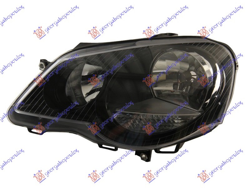 ΦΑΝΟΣ ΕΜΠΡΟΣ ΜΑΥΡΟΣ GTI (Ε) (TYC) ΑΡ