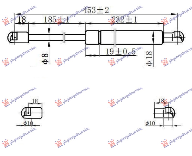 ΑΜΟΡΤΙΣΕΡ ΜΠΑΓΚΑΖ S.W. (450L-550N)