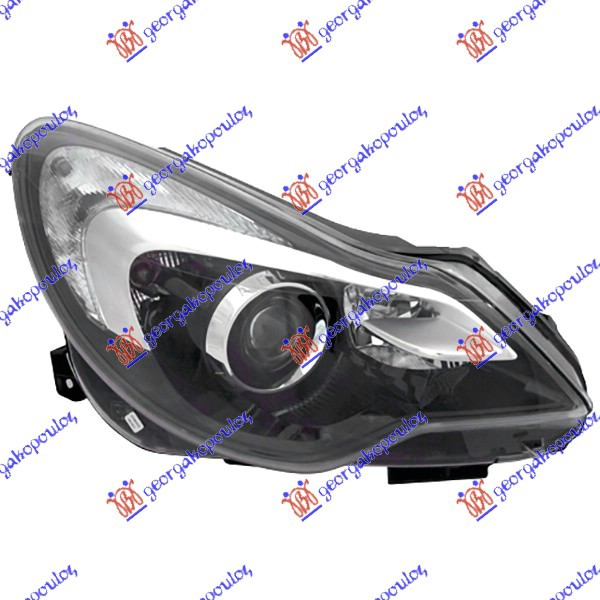 ΦΑΝΟΣ ΕΜΠΡΟΣ ΗΛΕΚΤΡΙΚΟΣ ΕΞΥΠΝΟ 2011- ΜΑΥΡΟ (VALEO) ΔΕΞ