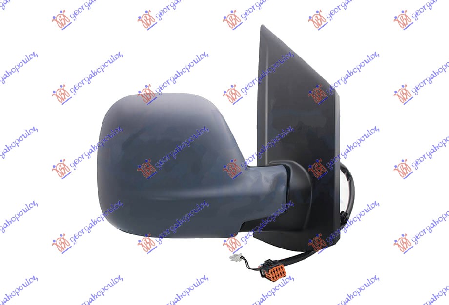 ΚΑΘΡΕΦΤΗΣ ΗΛΕΚΤΡΙΚΟΣ ΘΕΡΜΑΙΝΟΜΕΝΟΣ ΒΑΦΟΜΕΝΟΣ (ΜΕ ΑΙΣΘΗΤΗΡΑ) (7 PIN) (CONVEX GLASS) ΔΕΞ