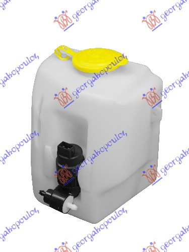 ΔΟΧΕΙΟ ΝΕΡΟΥ ΥΑΛΟΚΑΘΑΡΙΣΤΗΡΩΝ ΜΕ 1 ΜΟΤΕΡ (ΔΙΠΛΗ ΕΞΟΔΟΣ)