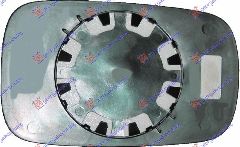 ΚΡΥΣΤΑΛΛΟ ΚΑΘΡΕΦΤΗ ΜΠΛΕ ΘΕΡΜΑΙΝΟΜΕΝΟ (ASPHERICAL GLASS) ΑΡ