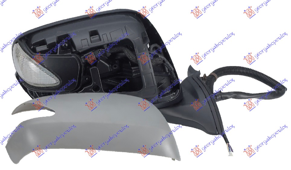 ΚΑΘΡΕΦΤΗΣ ΗΛΕΚΤΡΙΚΟΣ ΒΑΦΟΜΕΝΟΣ ΜΕ ΦΛΑΣ (Α ΠΟΙΟΤΗΤΑ) (CONVEX GLASS) ΔΕΞ