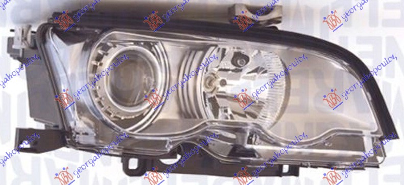 ΦΑΝΟΣ ΕΜΠΡΟΣ 2001-2003 XENON ΧΡΩΜΙΟ (MARELLI) ΔΕΞ