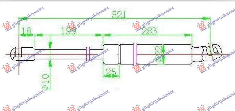 ΑΜΟΡΤΙΣΕΡ ΜΠΑΓΚΑΖ (521L-475N)